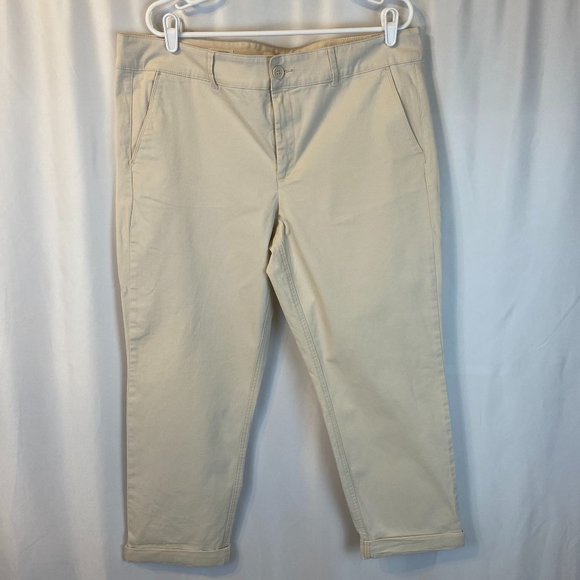 LOFT Outlet - Girlfriend Chinos Pants, Size 16. - Picture 1 of 5